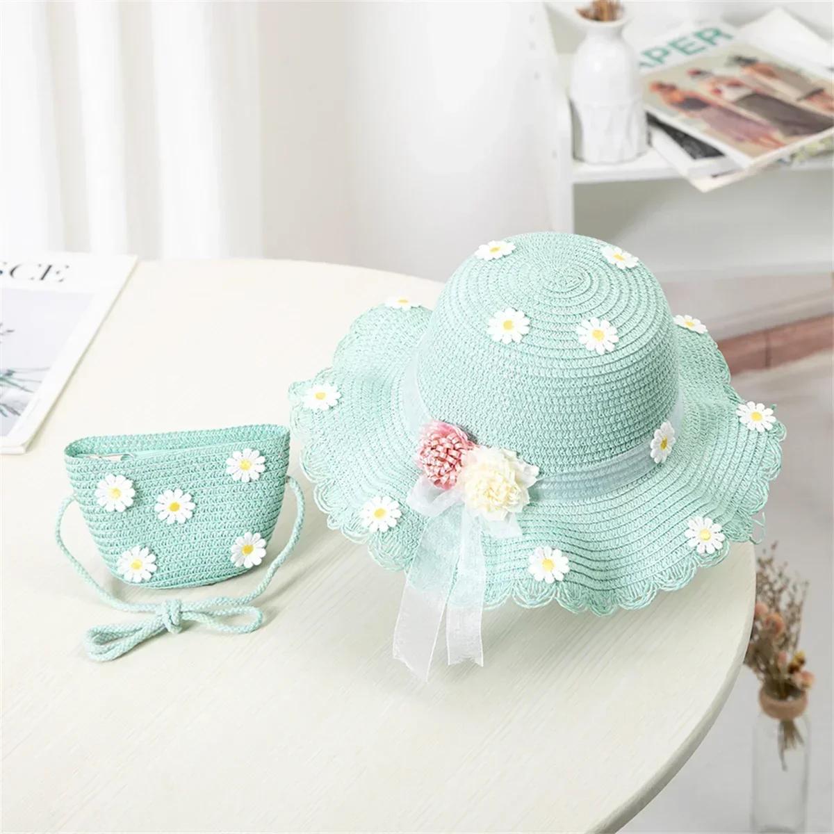 Girls Straw Hat Bag Matching Travel Sun Hat Flower Children s Sun Hat Outdoor Fashion Fisherman Hat Sunscreen Hat Amagi 3-8Y зелёный
Girls Straw Hat Bag Matching Travel Sun Hat Flower Children s Sun Hat Outdoor Fashion Fisherman Hat Sunscreen Hat Amagi 3-8Y зелёный