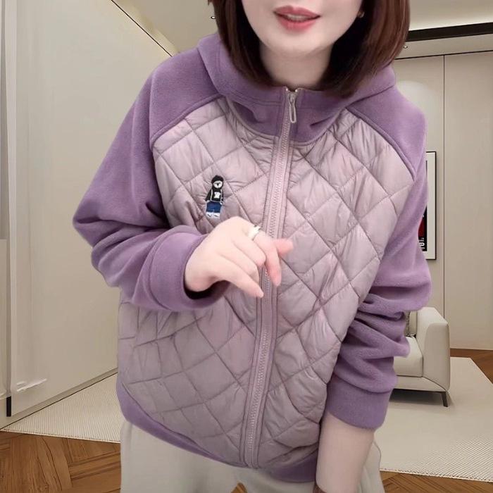 2025 Autumn/Winter Warm Windproof Sherpa Hoodie: Contrast Color Thick Padded Jacket L - 100-115 lbs роза розовый
2025 Autumn/Winter Warm Windproof Sherpa Hoodie: Contrast Color Thick Padded Jacket L - 100-115 lbs роза розовый