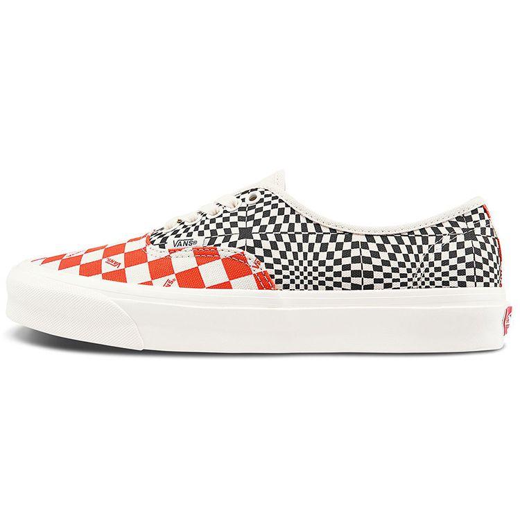 Черные кроссовки унисекс Vans Authentic Logo Check Flame VN0A4BV91XL