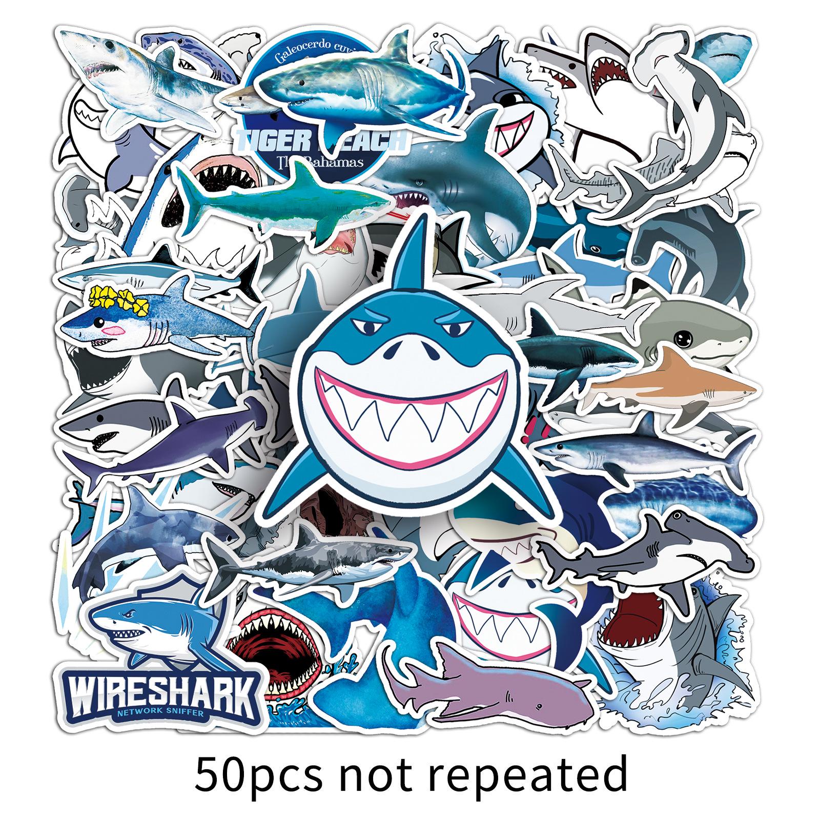50 Waterproof Removable Fierce Ocean Shark Stickers for Journals and Stationery Decoration.
50 Waterproof Removable Fierce Ocean Shark Stickers for Journals and Stationery Decoration.