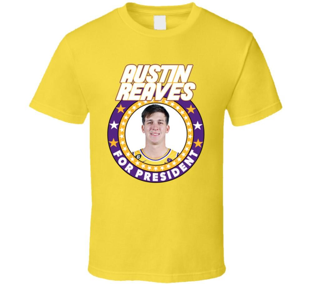 Остин Ривз в президенты Футболка для фанатов баскетбола XL
Остин Ривз в президенты Футболка для фанатов баскетбола XL