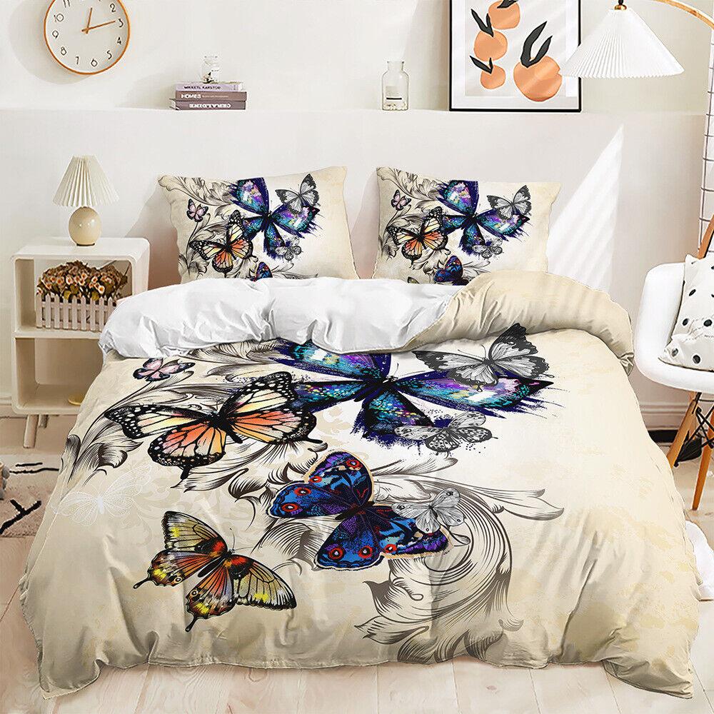 Серія Butterfly Doona/Ковдра/Підковдра Односпальний/Двоспальний/Королівський комплект постільної білизни Double 200x200cm
Серія Butterfly Doona/Ковдра/Підковдра Односпальний/Двоспальний/Королівський комплект постільної білизни Double 200x200cm