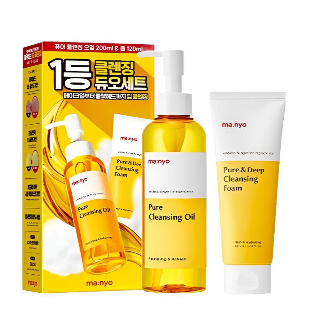 Manyo Factory Pure Cleansing Duo Set 200ml+120ml x 1
Manyo Factory Pure Cleansing Duo Set 200ml+120ml x 1