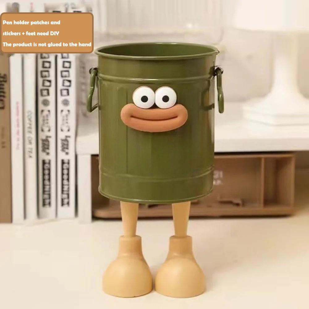 Cartoonish Personalized Pen Holder Large-capacity Simple and Retro Storage Bucket for Student Desks and Offices Desk Organizers 1pc зелёный
Cartoonish Personalized Pen Holder Large-capacity Simple and Retro Storage Bucket for Student Desks and Offices Desk Organizers 1pc зелёный