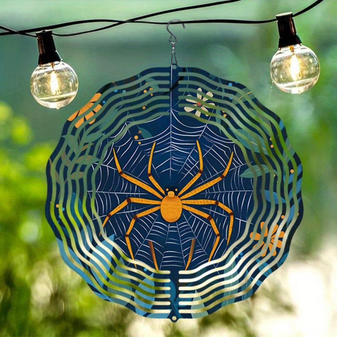 Openwork Tropical Flowers and Spiders Pattern 3D Mandala Wind Chime - Rotating Art Decor, Perfect for Garden, Patio, and Home Decoration
Openwork Tropical Flowers and Spiders Pattern 3D Mandala Wind Chime - Rotating Art Decor, Perfect for Garden, Patio, and Home Decoration