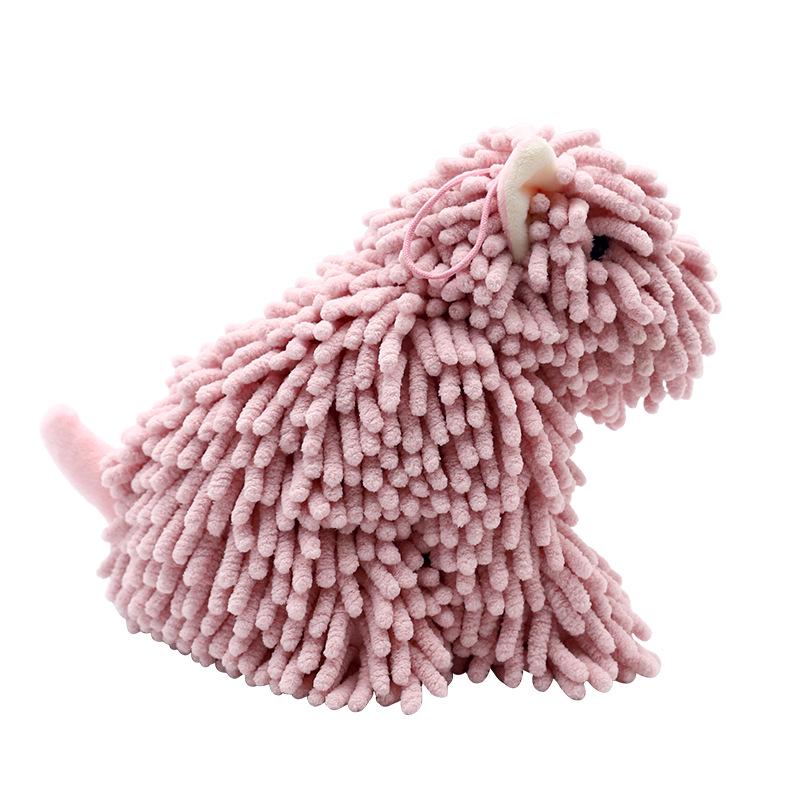 Cartoon Puppy Chenille Hanging Hand Towel, Creative Hand Wipe Ball 20*26*13cm рожевий
Cartoon Puppy Chenille Hanging Hand Towel, Creative Hand Wipe Ball 20*26*13cm рожевий