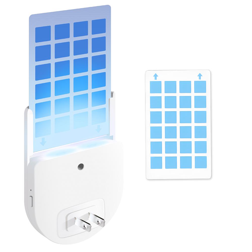 Літаюча пастка для комах Внутрішня плагін Bug Catcher Zapper Light з 4 шт. липких подушечок Фіолетовий нічник US Plug 1pc білий
Літаюча пастка для комах Внутрішня плагін Bug Catcher Zapper Light з 4 шт. липких подушечок Фіолетовий нічник US Plug 1pc білий