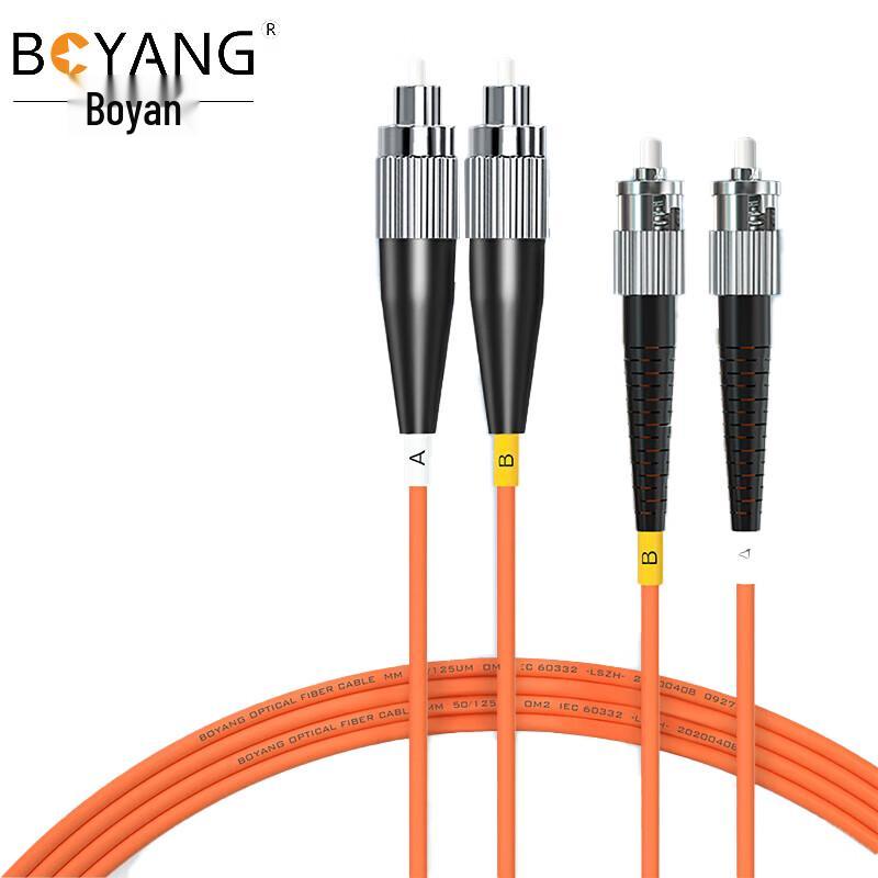 OM2 Multimode Duplex FC-ST Fiber Optic Patch Cable
OM2 Multimode Duplex FC-ST Fiber Optic Patch Cable
