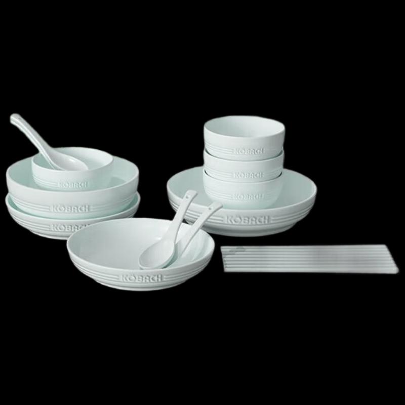 KOBACH Celadon Ceramic 16-Piece Dinnerware Set
KOBACH Celadon Ceramic 16-Piece Dinnerware Set