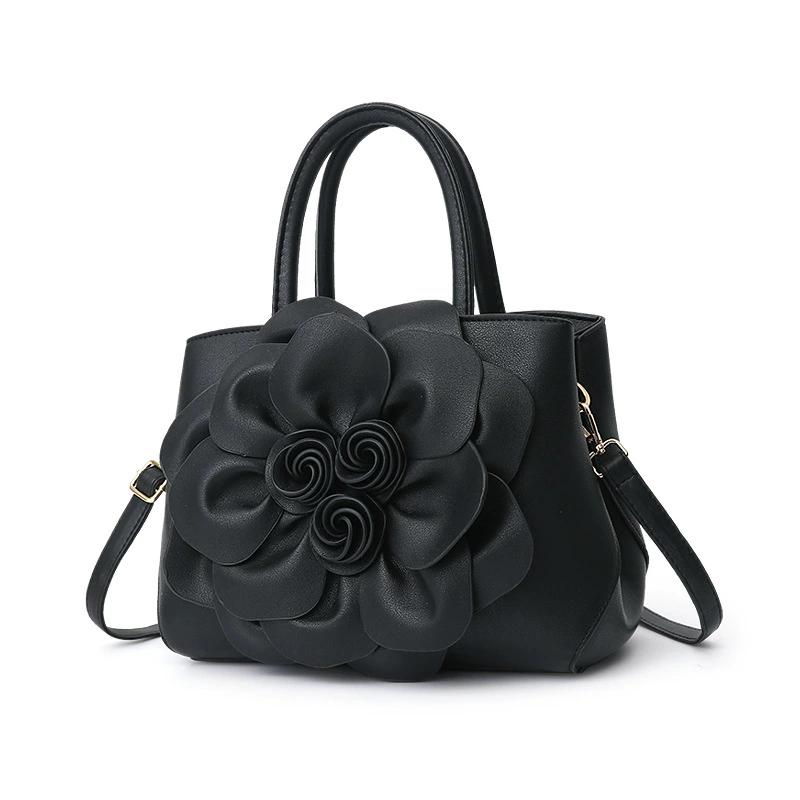 Women s Elegant 3D Flower Patchwork PU Leather Tote Bag, Office Lady Shoulder Bag, Fashion Detachable Strap Crossbody Satchel чорний
Women s Elegant 3D Flower Patchwork PU Leather Tote Bag, Office Lady Shoulder Bag, Fashion Detachable Strap Crossbody Satchel чорний