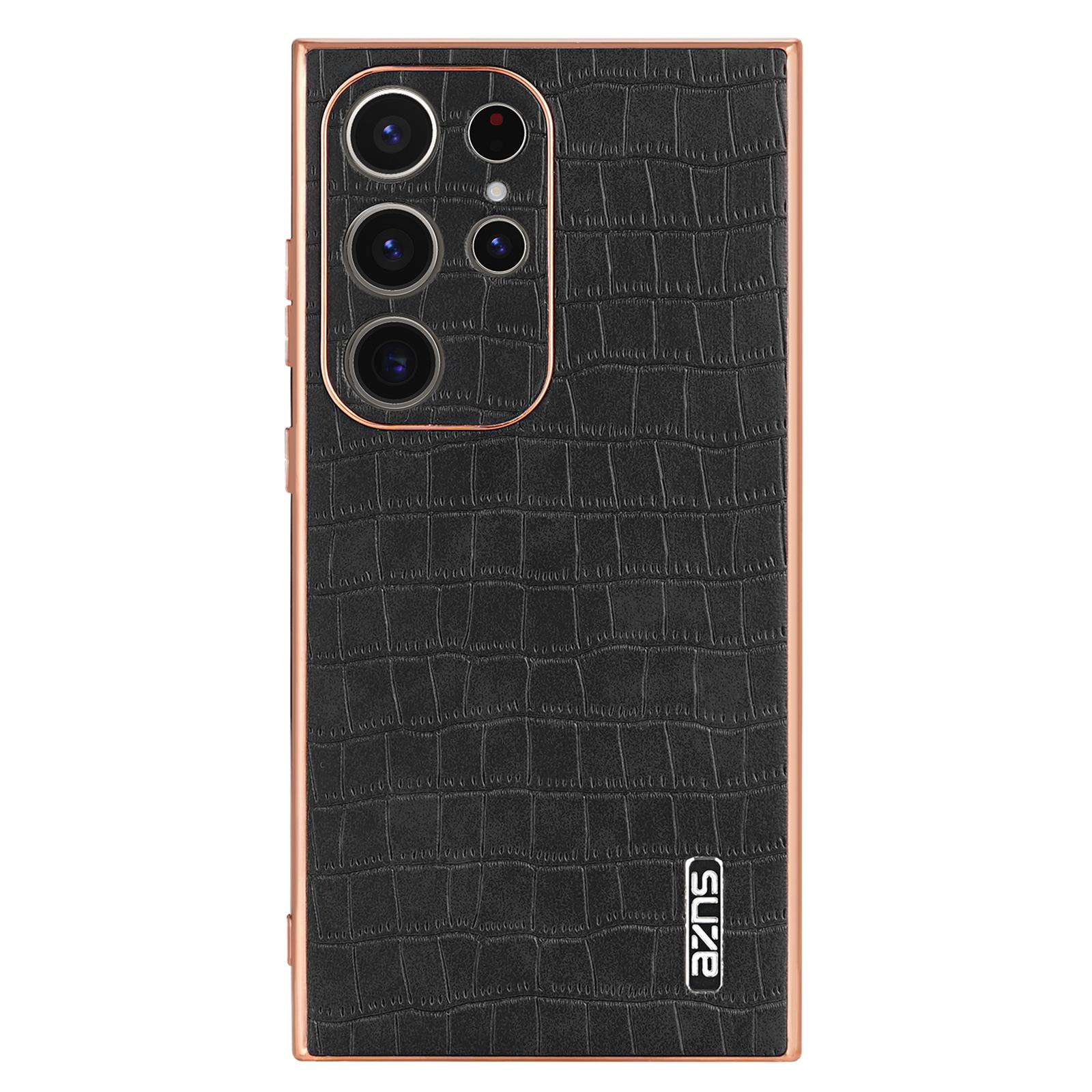 Чохол AZNS для Samsung Galaxy S23 Ultra з гальванізованою шкірою текстури крокодила + ТПУ Black
Чохол AZNS для Samsung Galaxy S23 Ultra з гальванізованою шкірою текстури крокодила + ТПУ Black