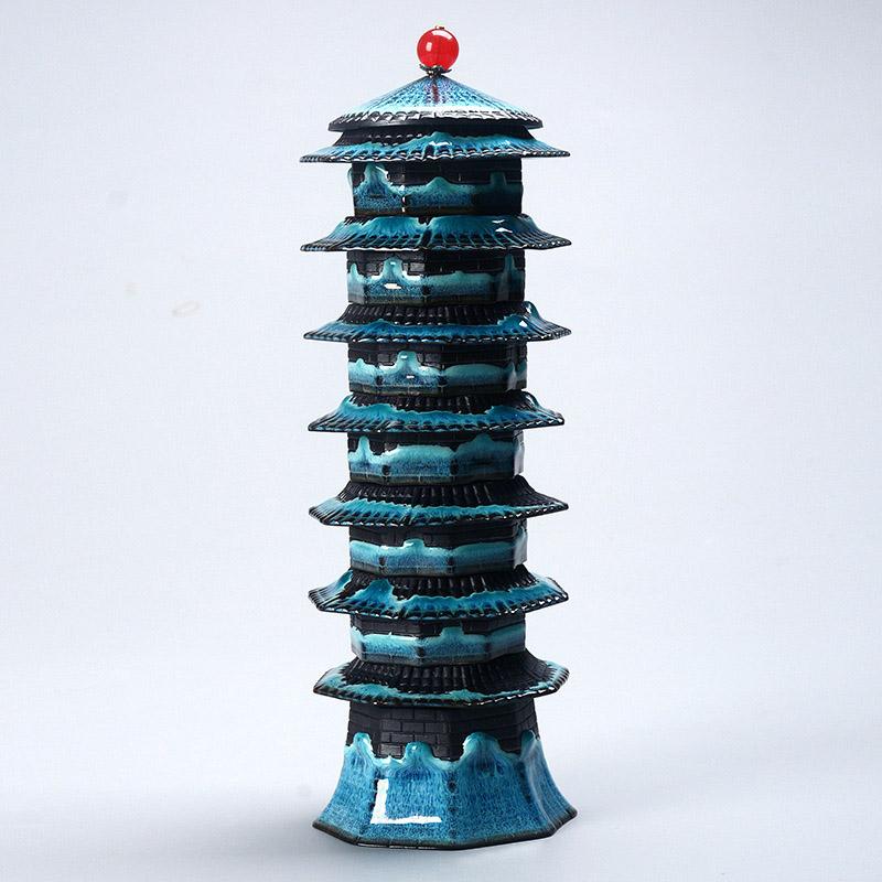 Chinese tradition Temmoku Glaze Teaware Pagoda-shaped Travel Tea Set Ceramic Teapots Cups Teapot for Tea in a Cup Teacups
Chinese tradition Temmoku Glaze Teaware Pagoda-shaped Travel Tea Set Ceramic Teapots Cups Teapot for Tea in a Cup Teacups