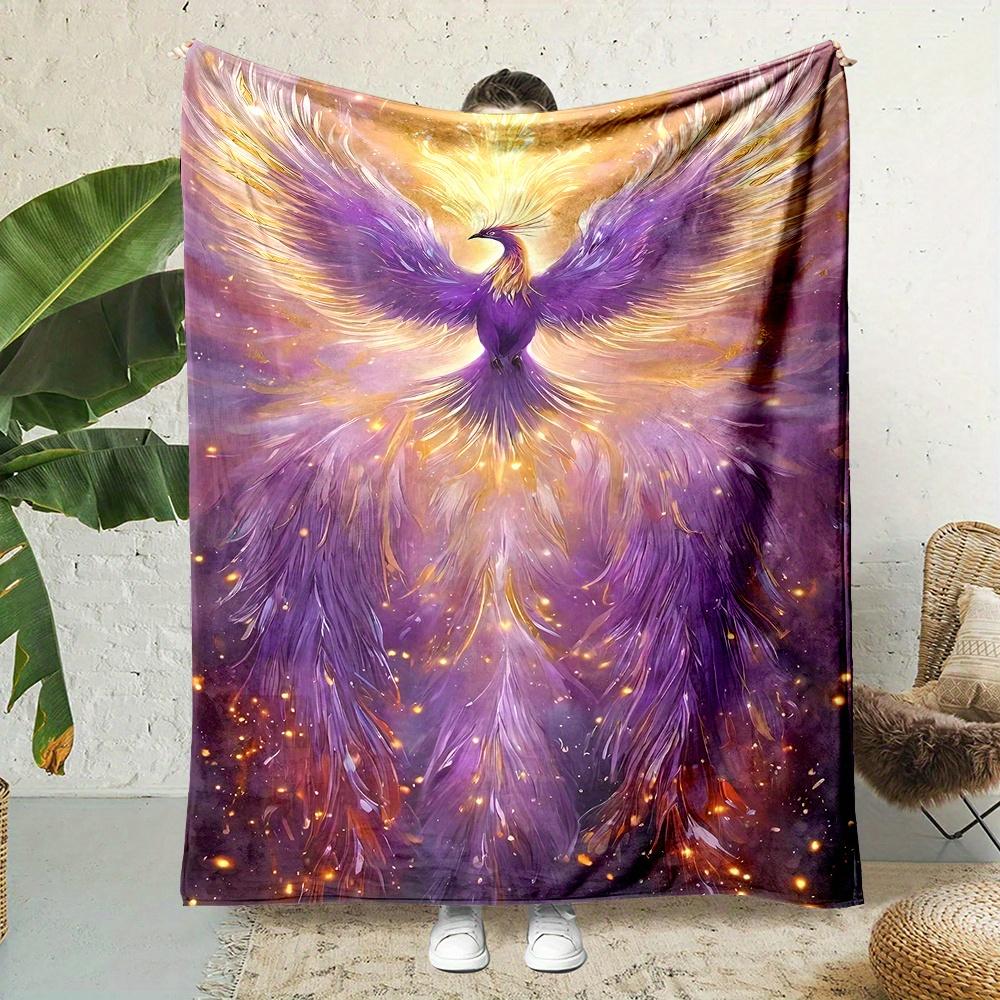 Phoenix Rebirth Print Soft Flannel Throw Blanket - Versatile for Office Naps, Home Use & Outdoor Adventures - Easy Care, Machine 75cmx90cm
Phoenix Rebirth Print Soft Flannel Throw Blanket - Versatile for Office Naps, Home Use & Outdoor Adventures - Easy Care, Machine 75cmx90cm