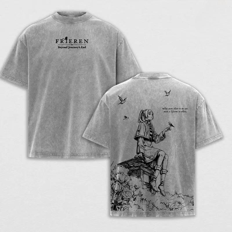 Frieren Cute Print T-shirt Frieren Beyond Journey s End Clothing Men Women Tshirts Retro Washed T Shirt Harajuku Cotton Tops XXL сірий колір
Frieren Cute Print T-shirt Frieren Beyond Journey s End Clothing Men Women Tshirts Retro Washed T Shirt Harajuku Cotton Tops XXL сірий колір