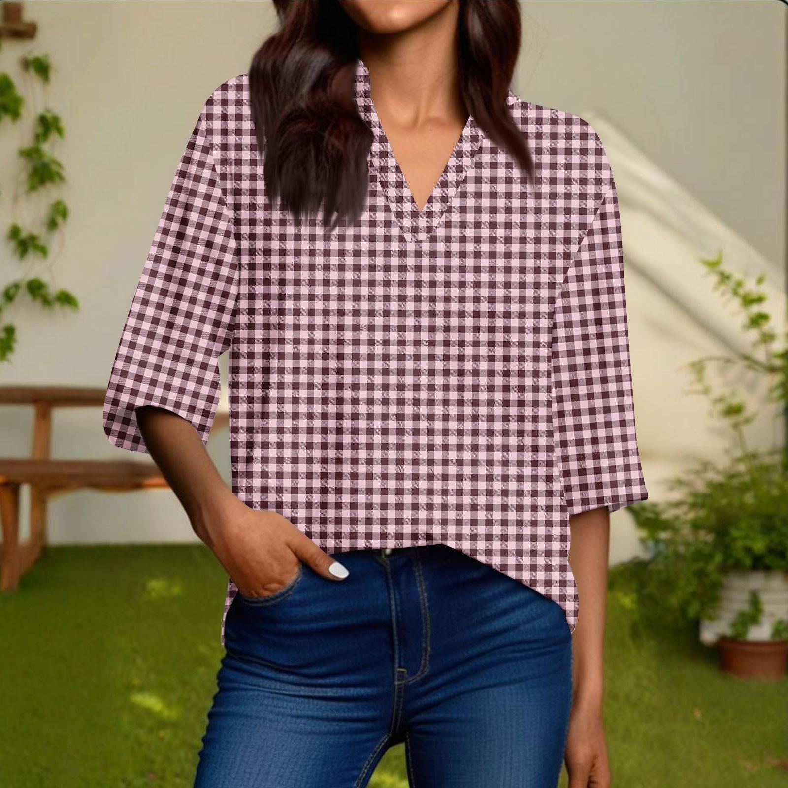 Women s Fashion Casual V-neck 3/4 Shirt Pullover Top M рожевий
Women s Fashion Casual V-neck 3/4 Shirt Pullover Top M рожевий