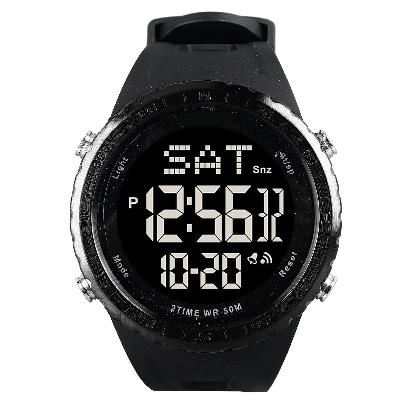 Men Digital Sports Watch Dual Dial Dual Time 50m Waterproof Alarm Stopwatch Timing Outdoor Wrist
Men Digital Sports Watch Dual Dial Dual Time 50m Waterproof Alarm Stopwatch Timing Outdoor Wrist