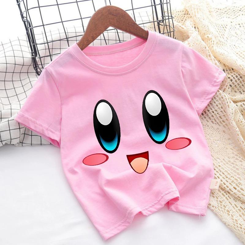 Star Kirbys New T-shirt for Children Cartoon Emote Tee Top Cute Anime Short Sleeve Fashion Comfort Round Collar Clothes Kid Gift 110
Star Kirbys New T-shirt for Children Cartoon Emote Tee Top Cute Anime Short Sleeve Fashion Comfort Round Collar Clothes Kid Gift 110