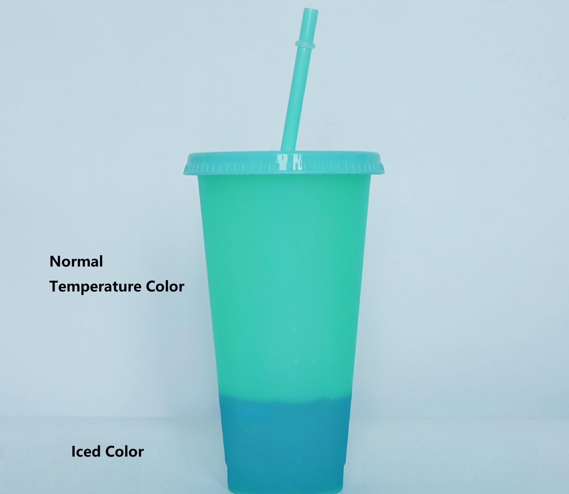 5PCS Plastic Cute Cold Cups with Lids and Straws for Iced Coffee 24 oz Color Changing Reusable for Adults Kid Women Party
5PCS Plastic Cute Cold Cups with Lids and Straws for Iced Coffee 24 oz Color Changing Reusable for Adults Kid Women Party