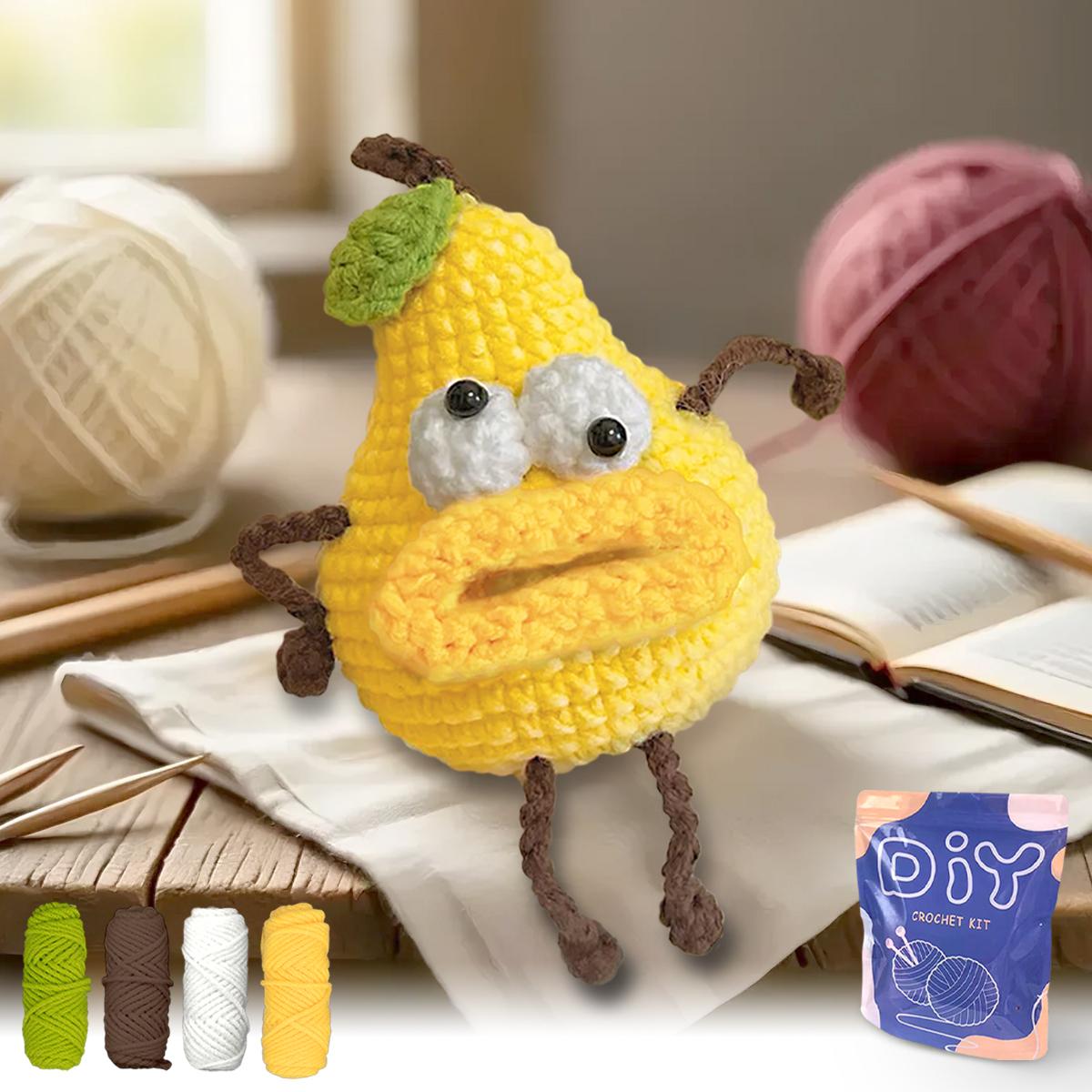 YAMAXIN DIY Crochet Kit for Beginners Easy Craft Tool Set with Cute Fruit Theme Knitting Arts And Crafts Project грушевый
YAMAXIN DIY Crochet Kit for Beginners Easy Craft Tool Set with Cute Fruit Theme Knitting Arts And Crafts Project грушевый