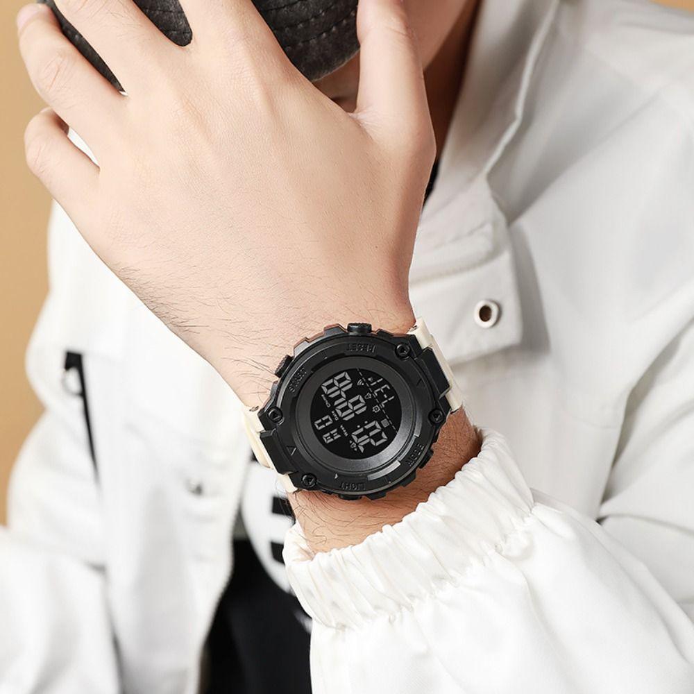 LED Screen Digital Watch Multifunction Wristwatches High Quality Electronic Watch Outdoor Sports білий
LED Screen Digital Watch Multifunction Wristwatches High Quality Electronic Watch Outdoor Sports білий