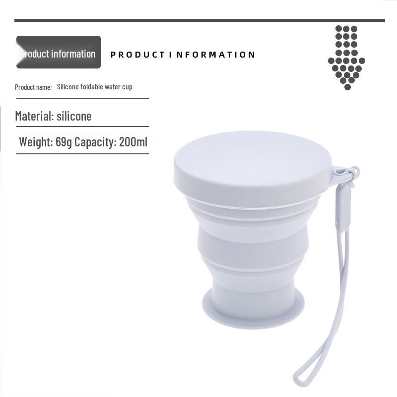 Collapsible Silicone Coffee Cup - Portable, Easy-to-Carry, Press-to-Fold Design 200ml світло-синій колір
Collapsible Silicone Coffee Cup - Portable, Easy-to-Carry, Press-to-Fold Design 200ml світло-синій колір