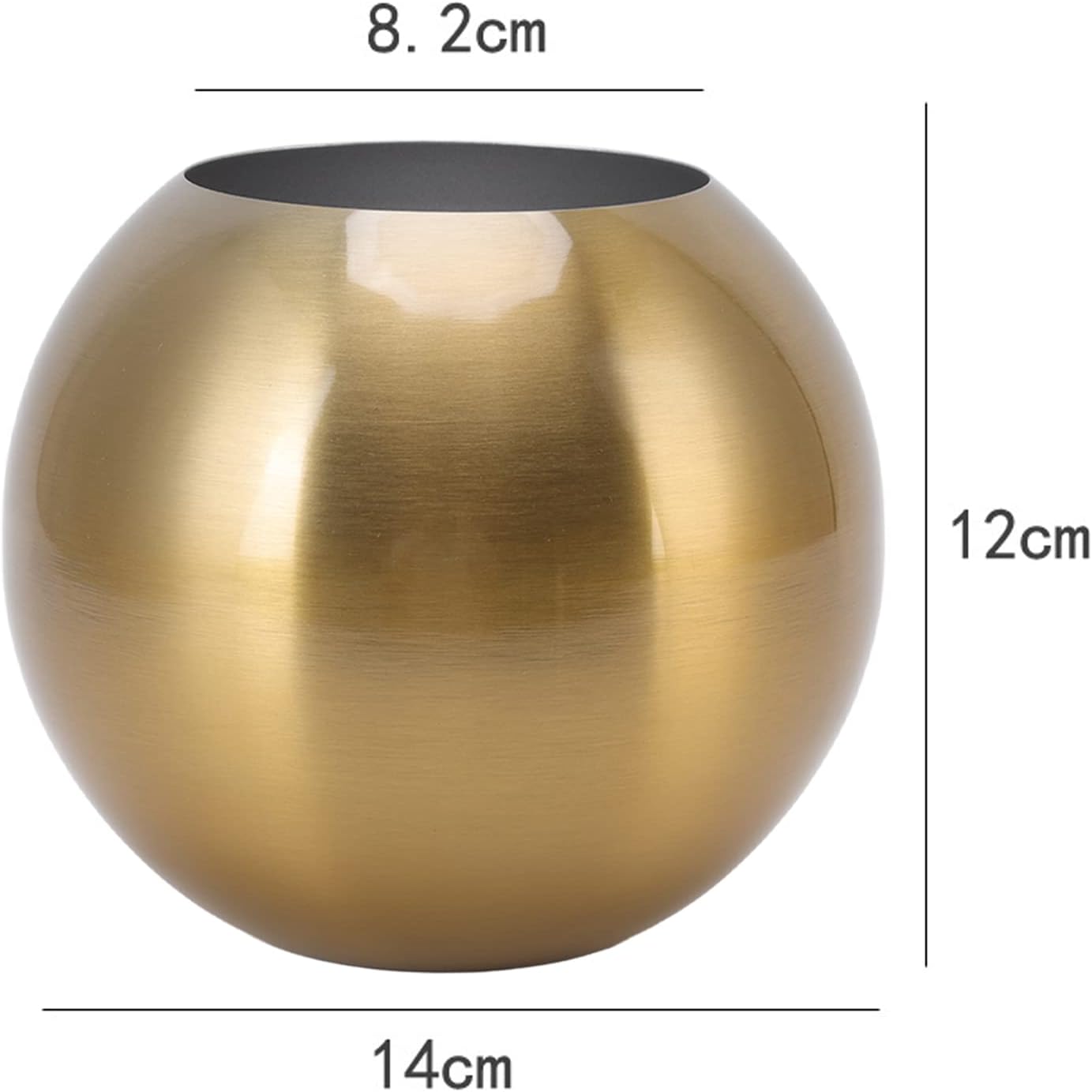 Круглая ваза в скандинавском стиле, ваза для цветочной композиции из нержавеющей стали, современная маленькая ваза для цветов, винтажная ваза для цветов для гостиной, спальни, офиса(Золото)
Круглая ваза в скандинавском стиле, ваза для цветочной композиции из нержавеющей стали, современная маленькая ваза для цветов, винтажная ваза для цветов для гостиной, спальни, офиса(Золото)