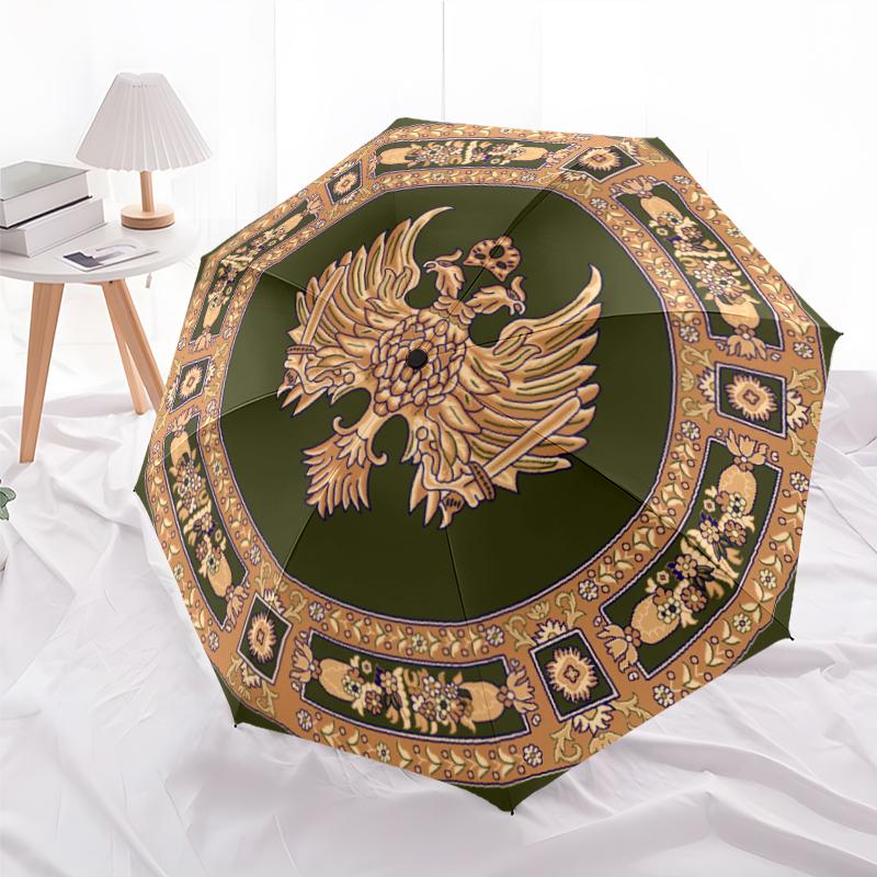 1 PC Automatic Folding Umbrella - Double Headed Eagle Pattern, Portable & Foldable Design with 8 Ribs, Christmas Birthday Gifts
1 PC Automatic Folding Umbrella - Double Headed Eagle Pattern, Portable & Foldable Design with 8 Ribs, Christmas Birthday Gifts
