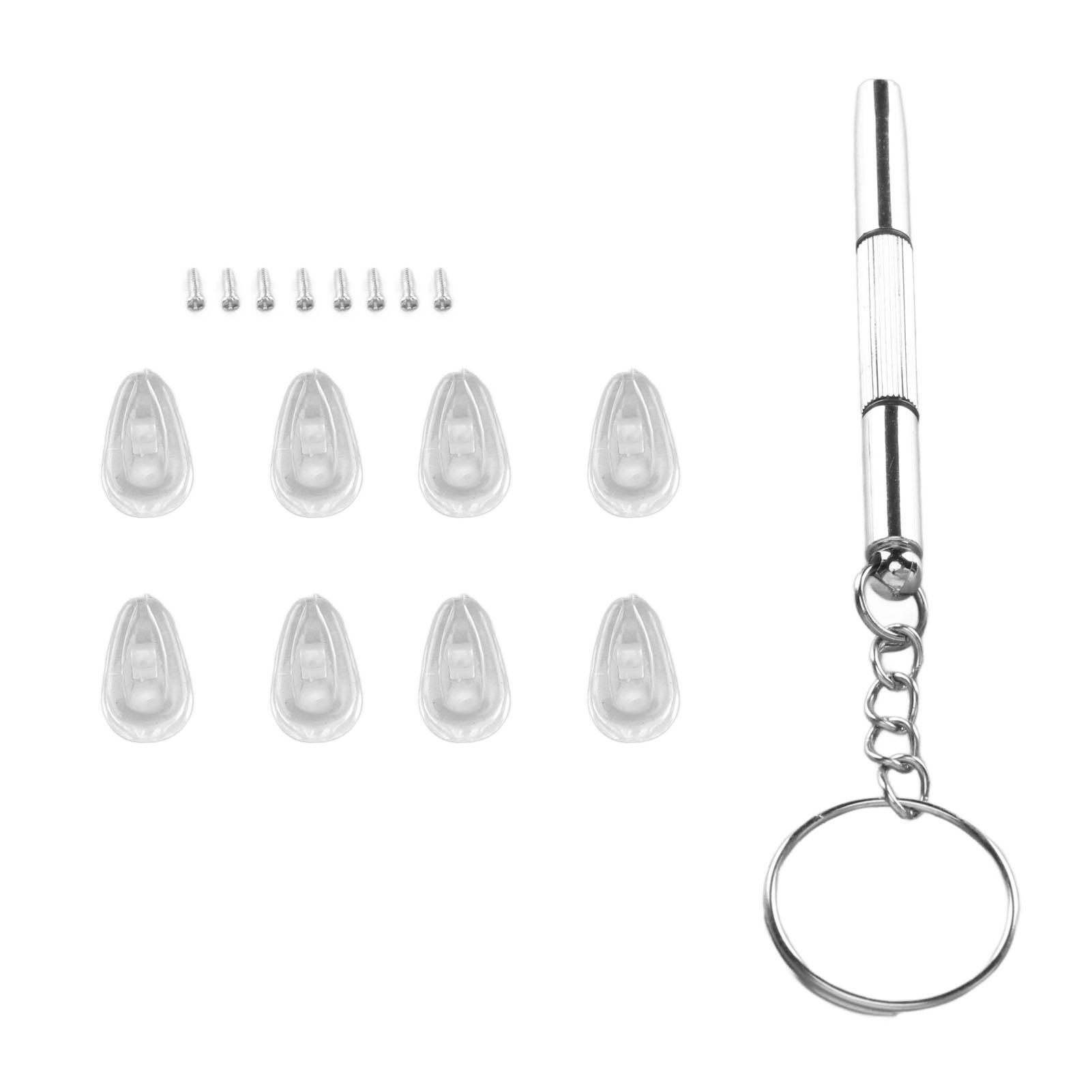 Силиконовые носоупоры для очков, противоскользящие, удобные, портативные, набор для ремонта очков всех типов
Силиконовые носоупоры для очков, противоскользящие, удобные, портативные, набор для ремонта очков всех типов