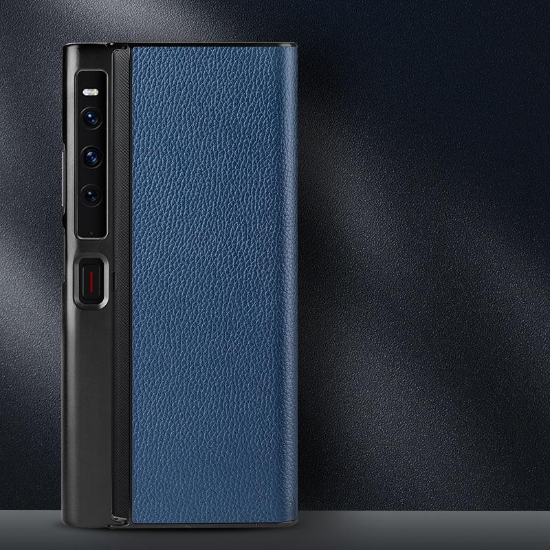 For Huawei Mate Xs 2 Litchi Texture Folding Screen Phone Case Genuine Cowhide Leather Coated TPU Anti-Fall Back Cover Blue
For Huawei Mate Xs 2 Litchi Texture Folding Screen Phone Case Genuine Cowhide Leather Coated TPU Anti-Fall Back Cover Blue