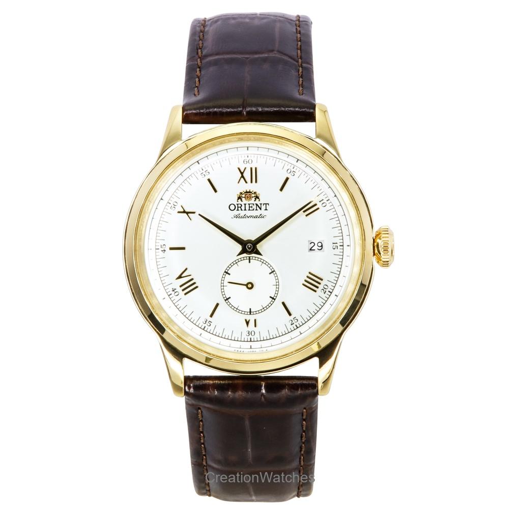 Orient Bambino Version 2 Small Seconds Кожаный ремешок Серебряный циферблат Автоматические мужские часы RA-AP0106S серебряный
Orient Bambino Version 2 Small Seconds Кожаный ремешок Серебряный циферблат Автоматические мужские часы RA-AP0106S серебряный