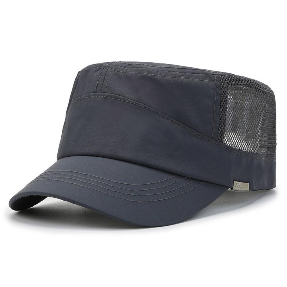 New Mesh Flat Top Hat Breathable Quick Drying Sun Protection Hat Lightweight Adjustable Outdoor Sport Cap Outdoor серый
New Mesh Flat Top Hat Breathable Quick Drying Sun Protection Hat Lightweight Adjustable Outdoor Sport Cap Outdoor серый