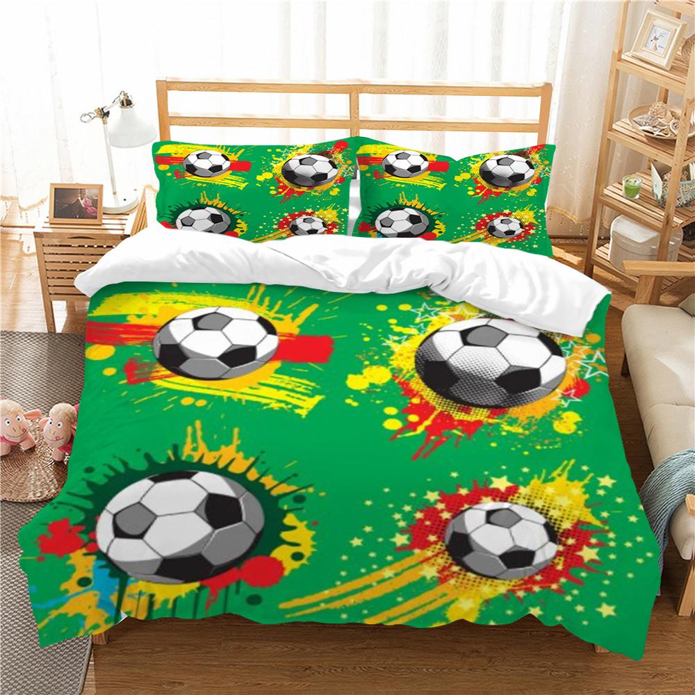 Домашнее постельное белье с 3D футбольным принтом, комплект постельного белья, одеяло, пододеяльник, постельное белье, пододеяльники из микрофибры, одинарный, двойной, королевский размер EU Single 135x200cm
Домашнее постельное белье с 3D футбольным принтом, комплект постельного белья, одеяло, пододеяльник, постельное белье, пододеяльники из микрофибры, одинарный, двойной, королевский размер EU Single 135x200cm