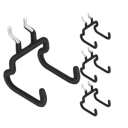 Nivithi Perforated Board Hooks, 25mm Hole Pitch, Fixed Mounting Hardware for Display, Wall Storage, and Product Display, 4 Hooks (PHW-1)
Nivithi Perforated Board Hooks, 25mm Hole Pitch, Fixed Mounting Hardware for Display, Wall Storage, and Product Display, 4 Hooks (PHW-1)