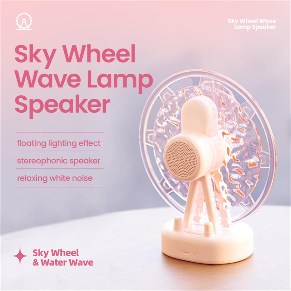 ZAY-L07 Ferris Wheel Water Ripple Bluetooth-compatible Speaker Atmosphere Colorful Light Creative Mini Speaker Home Decor Pink
ZAY-L07 Ferris Wheel Water Ripple Bluetooth-compatible Speaker Atmosphere Colorful Light Creative Mini Speaker Home Decor Pink