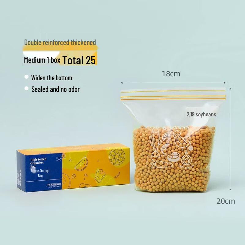 ZISIZ Reusable Zipper Seal Food Storage Bags
ZISIZ Reusable Zipper Seal Food Storage Bags