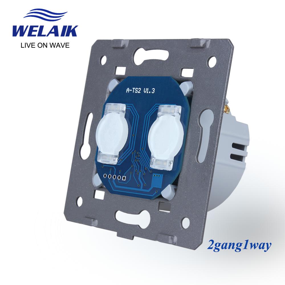 WELAIK, одиночный FireWire, стандарт ЕС, 1 ~ 1000 Вт, 220 В, 5 А, 2 канала, 1 полоса, умный светодиодный светильник, настенный сенсорный переключатель, модуль DIY-деталей
WELAIK, одиночный FireWire, стандарт ЕС, 1 ~ 1000 Вт, 220 В, 5 А, 2 канала, 1 полоса, умный светодиодный светильник, настенный сенсорный переключатель, модуль DIY-деталей