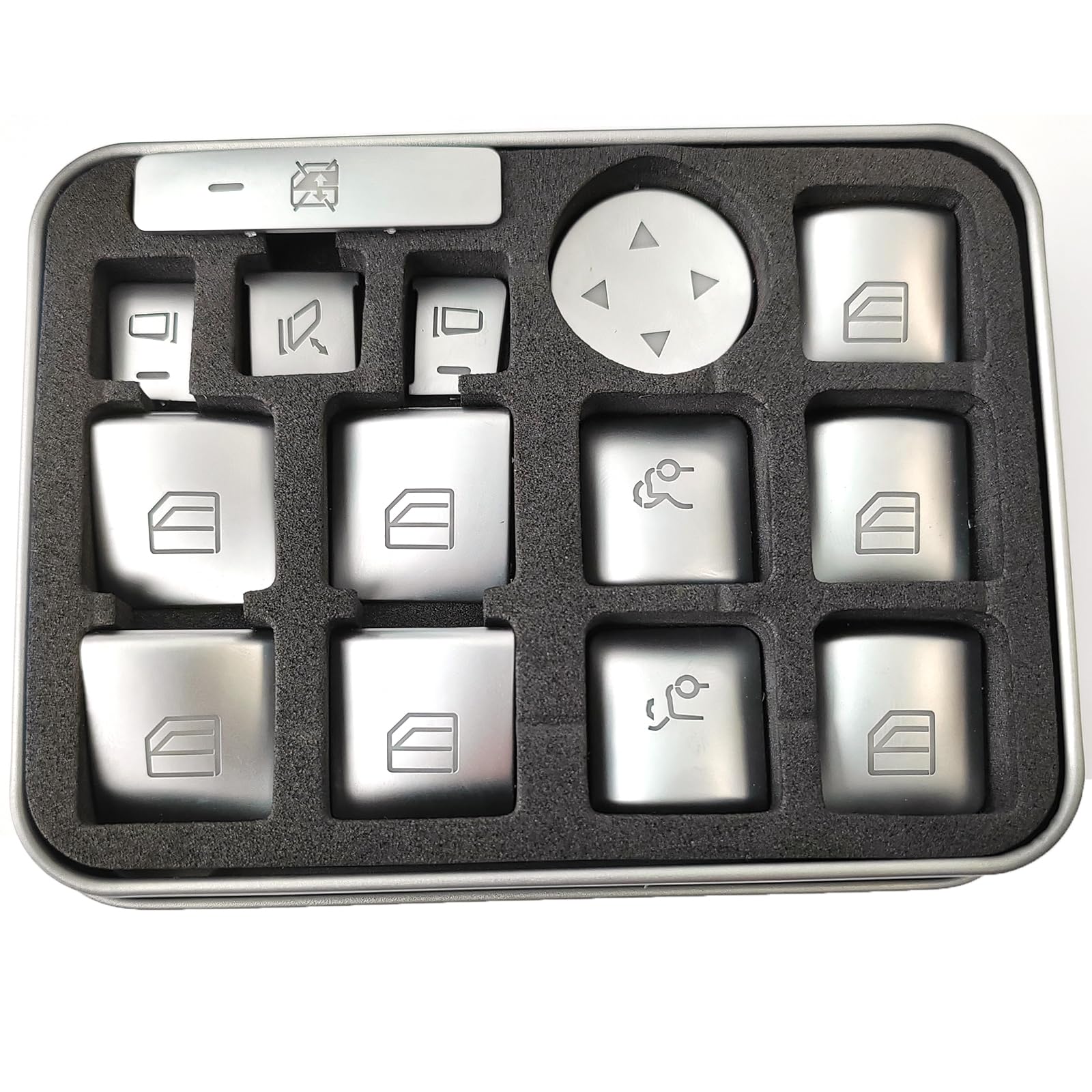 Window Switch Button Repair Sticker Fit For Mercedes Benz C180/C200/C230/C250/C280/C300/C350/C400/CLA 180/CLA 200/CLA 250/GLA 180/GLA
Window Switch Button Repair Sticker Fit For Mercedes Benz C180/C200/C230/C250/C280/C300/C350/C400/CLA 180/CLA 200/CLA 250/GLA 180/GLA