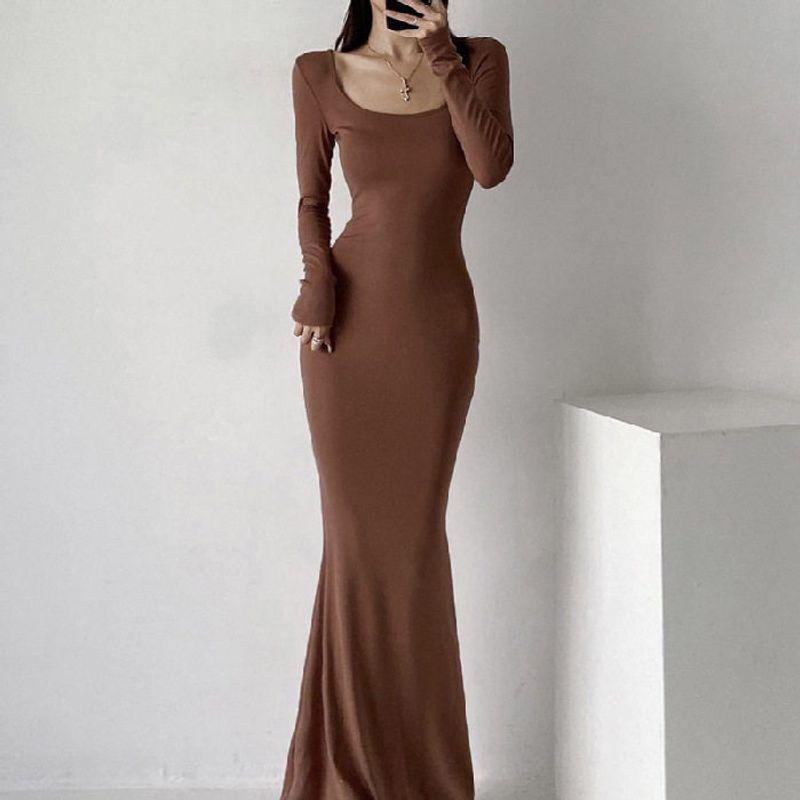 Sexy Long Skirt for Women, High-Waisted, Slim-Fitting, Bottom-Hugging Fishtail Skirt, Chic Autumn Style, Round Neck, New Style Dress Hh692 Red Coffee Color One size fits all
Sexy Long Skirt for Women, High-Waisted, Slim-Fitting, Bottom-Hugging Fishtail Skirt, Chic Autumn Style, Round Neck, New Style Dress Hh692 Red Coffee Color One size fits all