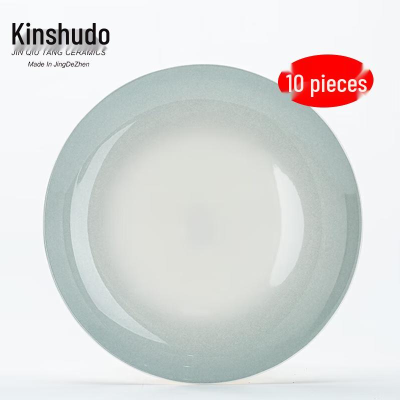Jingqiutang Jingdezhen Ceramic Underglaze 8-inch Deep Dinner Plates, Set of 10
Jingqiutang Jingdezhen Ceramic Underglaze 8-inch Deep Dinner Plates, Set of 10