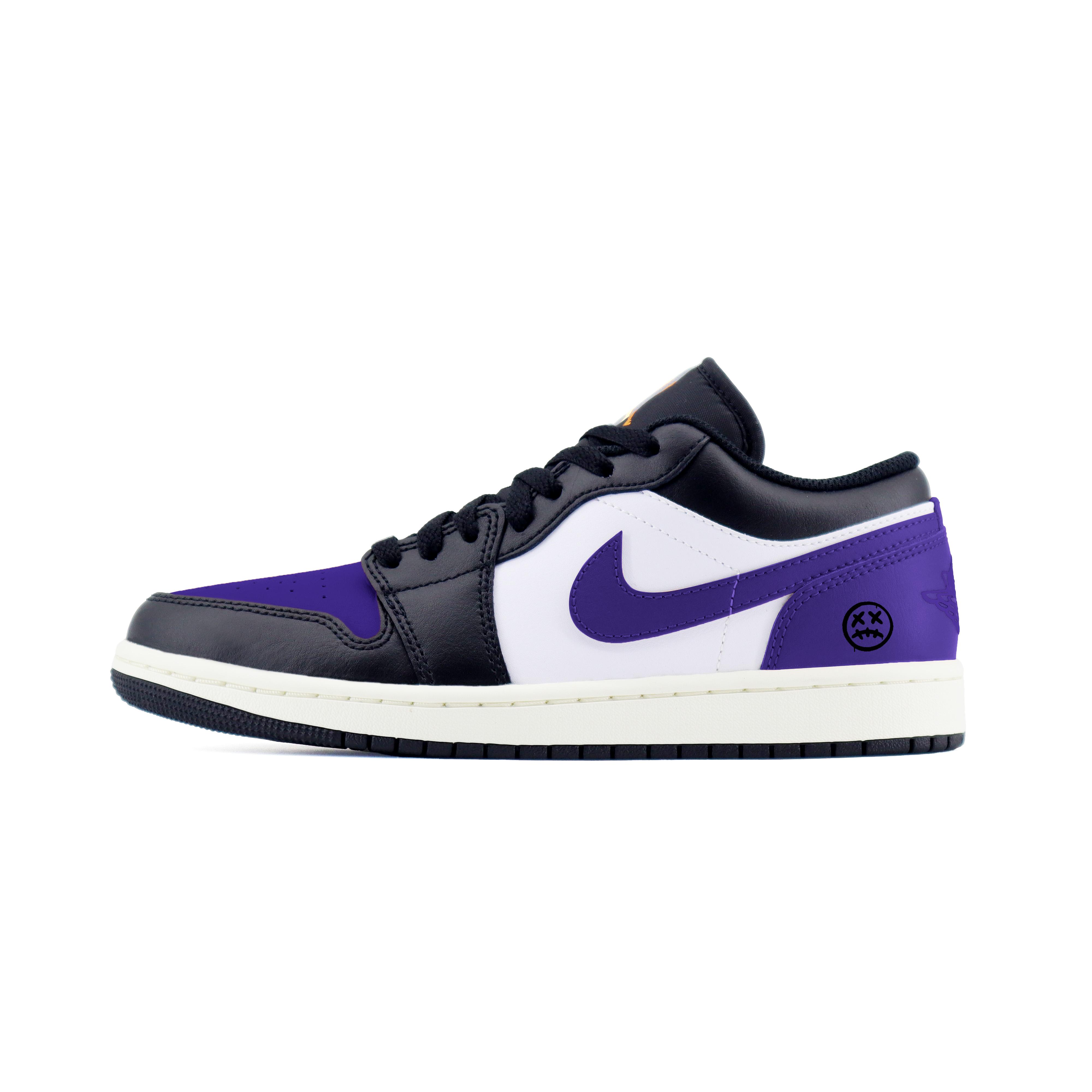 Jordan Air Jordan 1 Purple Aura Colorway Abrasion Resistant Low top Vintage Basketball Shoes Unisex Black Purple 553558-081(Team1253-) 37.5
Jordan Air Jordan 1 Purple Aura Colorway Abrasion Resistant Low top Vintage Basketball Shoes Unisex Black Purple 553558-081(Team1253-) 37.5