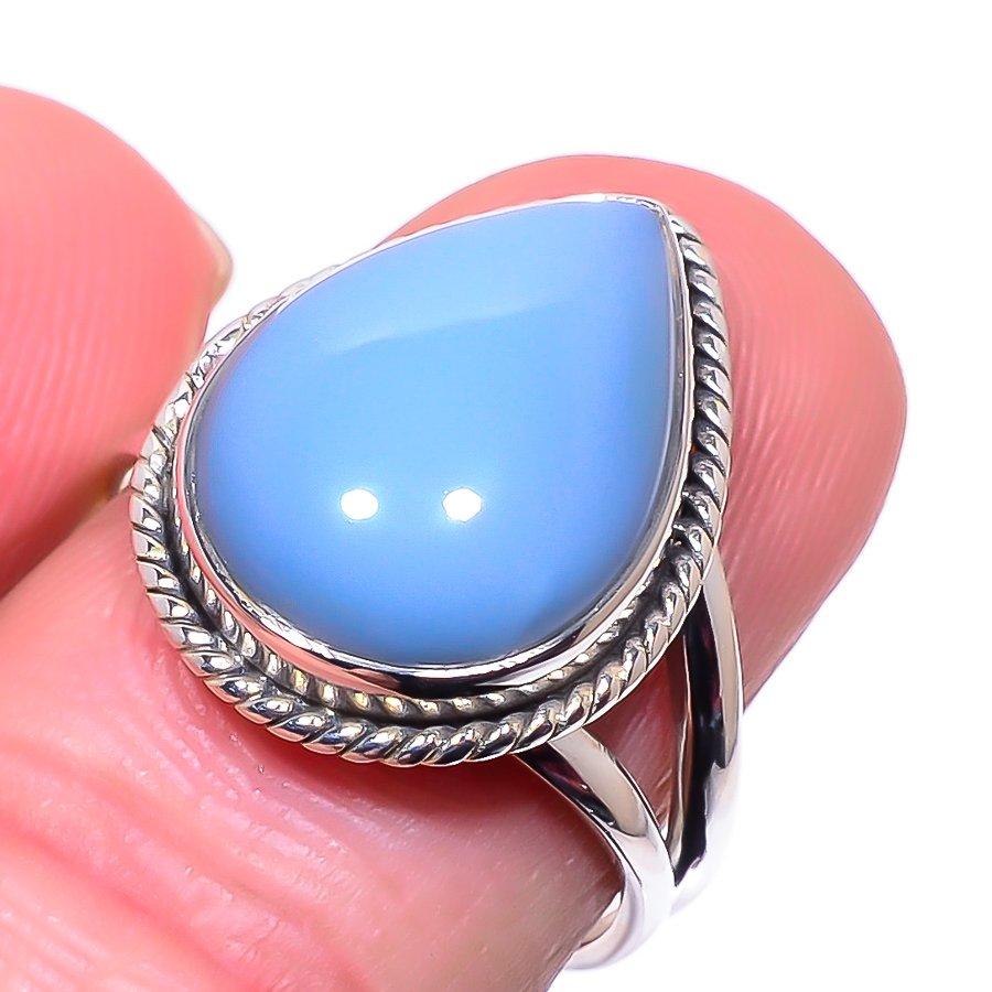 Натуральный драгоценный камень Owyhee Blue Opal, ювелирное кольцо из стерлингового серебра 925 пробы, размер 7,5 u4M37
Натуральный драгоценный камень Owyhee Blue Opal, ювелирное кольцо из стерлингового серебра 925 пробы, размер 7,5 u4M37