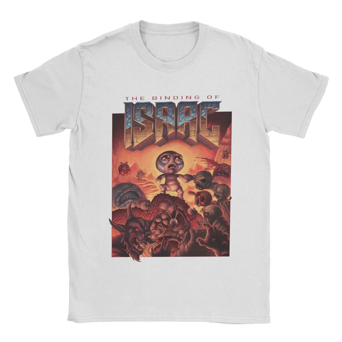 Смішна футболка The Binding Of Isaac 90-х років Чоловіча з круглим вирізом 100% бавовняні футболки з коротким рукавом Футболка Літній одяг M білий
Смішна футболка The Binding Of Isaac 90-х років Чоловіча з круглим вирізом 100% бавовняні футболки з коротким рукавом Футболка Літній одяг M білий