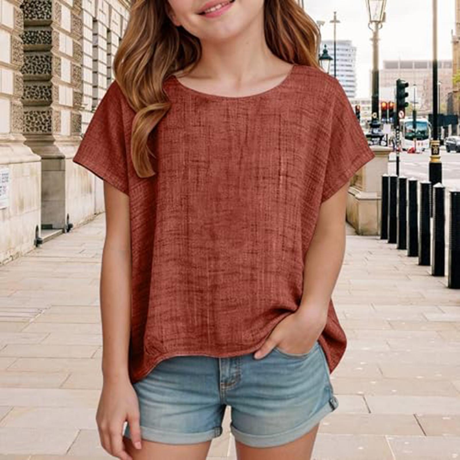 Kid Patriotic Outfit - Short Sleeve Top For Girl 160 Кіновар
Kid Patriotic Outfit - Short Sleeve Top For Girl 160 Кіновар