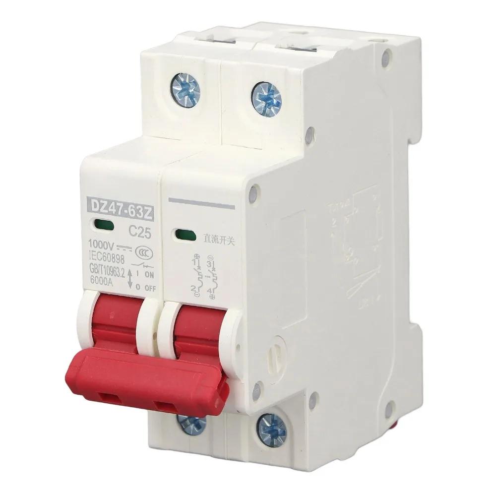 DZ47-63Z Circuit Breaker 2P 10/16/20/25/32/40/50/63A Home Circuit Breaker 6000A Breaking Capacity DC 1000V 16A
DZ47-63Z Circuit Breaker 2P 10/16/20/25/32/40/50/63A Home Circuit Breaker 6000A Breaking Capacity DC 1000V 16A