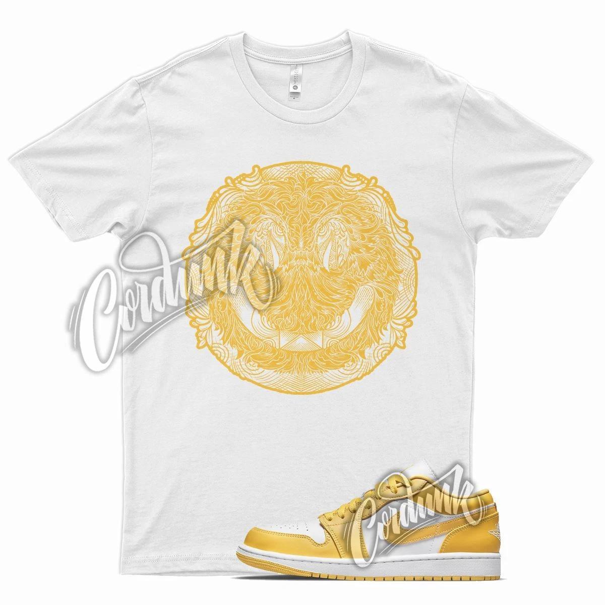 White HAPPY T Shirt for J1 1 Pollen Yellow University Gold SB Overbreak 3XL
White HAPPY T Shirt for J1 1 Pollen Yellow University Gold SB Overbreak 3XL