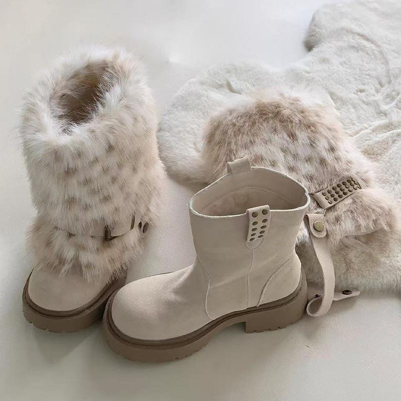 Дизайнерские двухсторонние пушистые нескользящие женские зимние сапоги осенне-зимней моды, теплые утолщенные плюшевые хлопковые туфли, короткие сапоги 40 бежевый
Дизайнерские двухсторонние пушистые нескользящие женские зимние сапоги осенне-зимней моды, теплые утолщенные плюшевые хлопковые туфли, короткие сапоги 40 бежевый