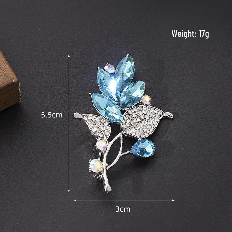 Exquisite Cross Gem Flower Brooch - Light Luxury Elegant Accessory Pin
Exquisite Cross Gem Flower Brooch - Light Luxury Elegant Accessory Pin