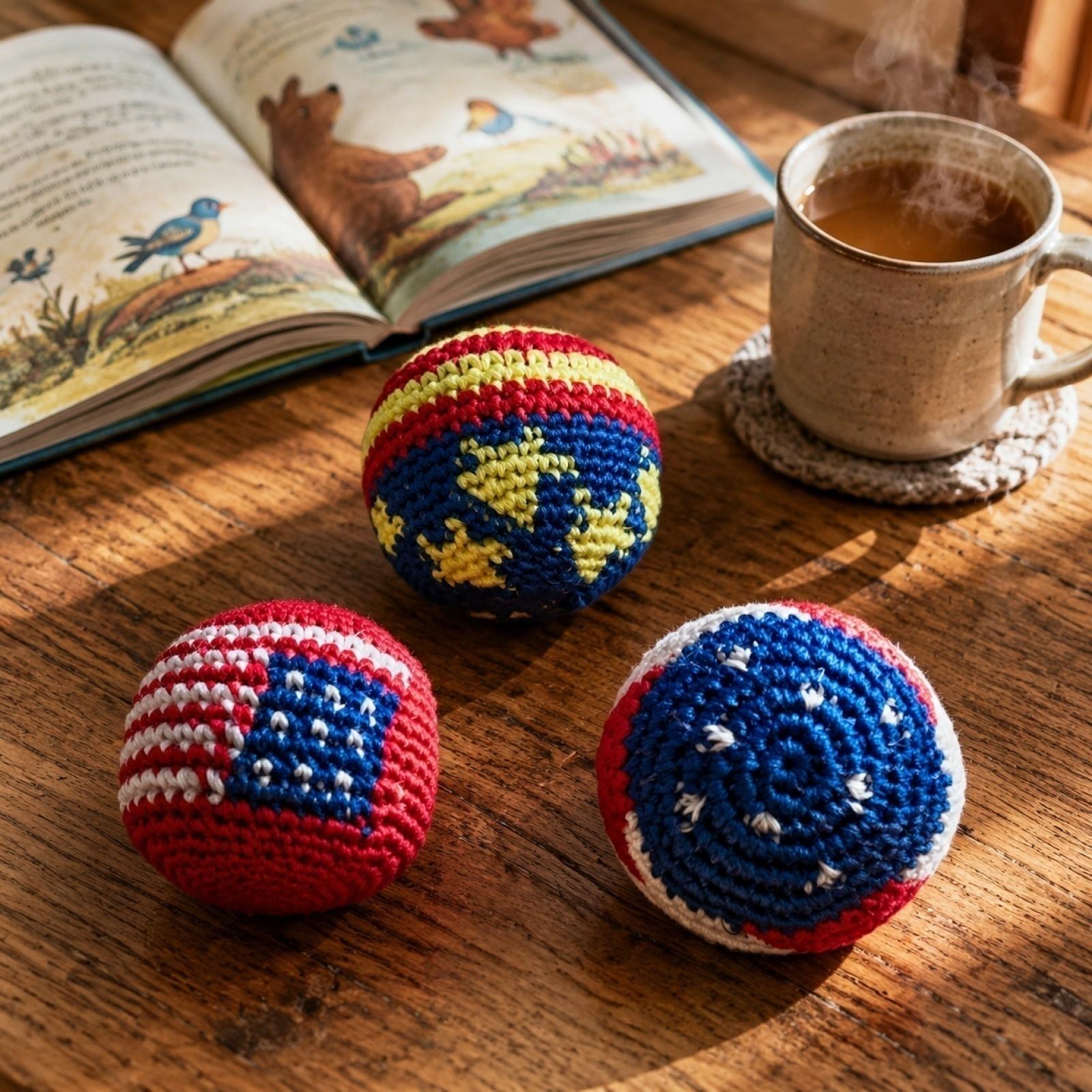 Handcrafted Knitted Bean Bag Set 3pc Durable Cotton Material Soft Filling Lightweight Design for Indoor Outdoor Use One Size синий
Handcrafted Knitted Bean Bag Set 3pc Durable Cotton Material Soft Filling Lightweight Design for Indoor Outdoor Use One Size синий