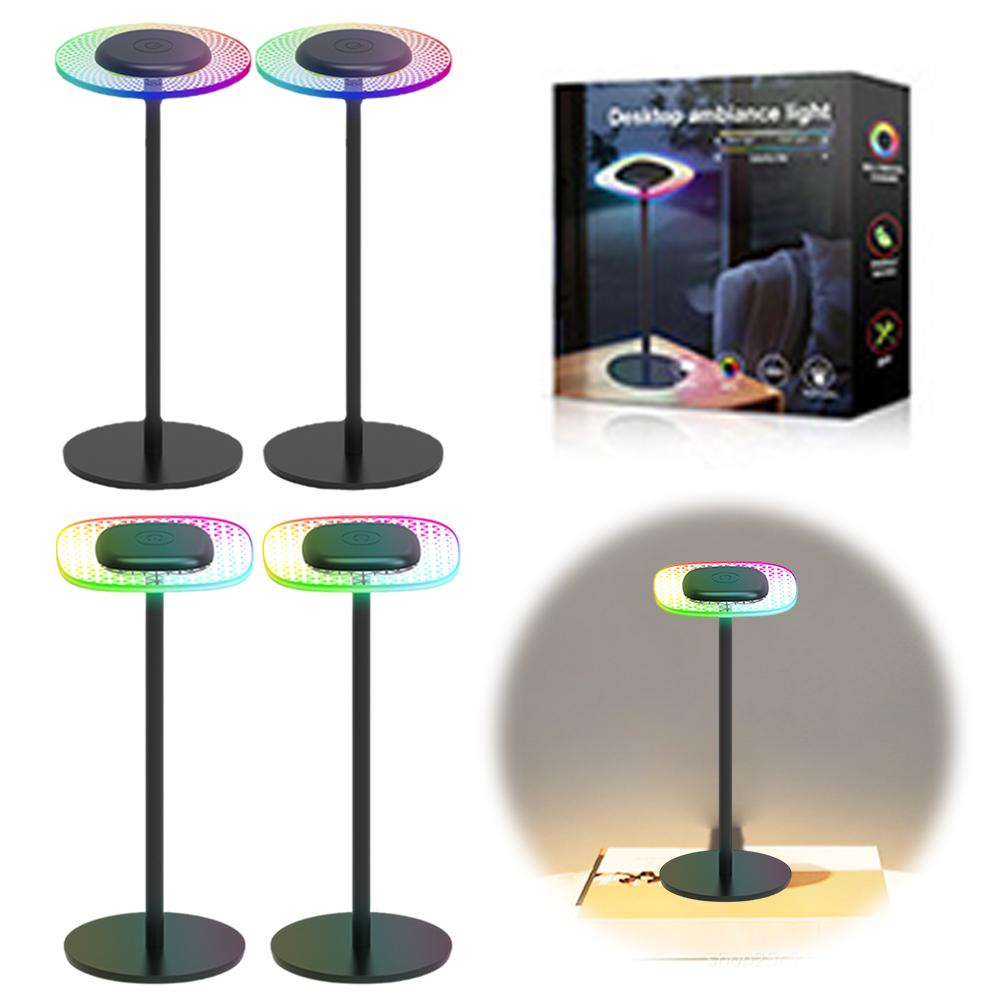 1/2Pcs Desktop RGB Light Type-C Rechargeable Touch Control Light Dimming Cordless LED Table Lamp for Restaurant Bars
1/2Pcs Desktop RGB Light Type-C Rechargeable Touch Control Light Dimming Cordless LED Table Lamp for Restaurant Bars