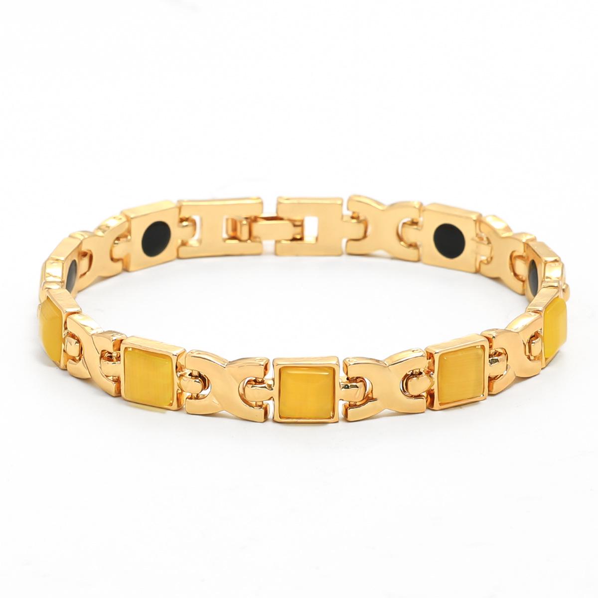 Fashion Faux Cat s Eye Stone Square Bracelet – High-End, Colorful, Versatile
Fashion Faux Cat s Eye Stone Square Bracelet – High-End, Colorful, Versatile